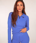 We Are Fit 3D Cobalt Cheetah Longsleeve