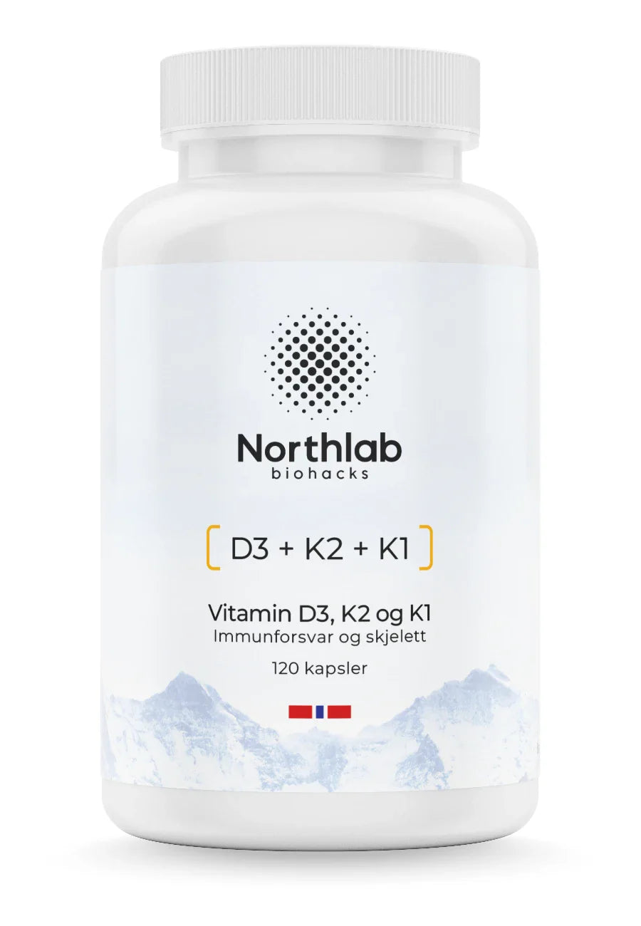 Vitamin D3 + K2 + K1